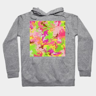 Abstract bright colors Hoodie